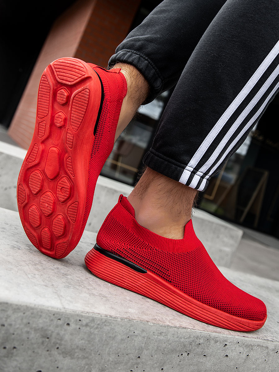 Męskie buty sportowe czerwone YH101-4