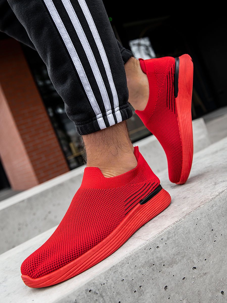 Męskie buty sportowe czerwone YH101-4