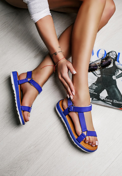 Damskie sandały kobaltowe WS9027-47