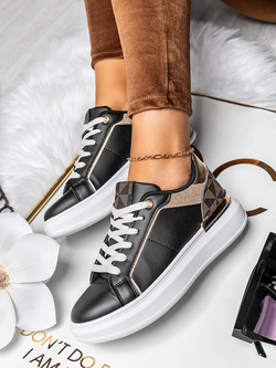 Damskie buty sportowe czarne 22126C