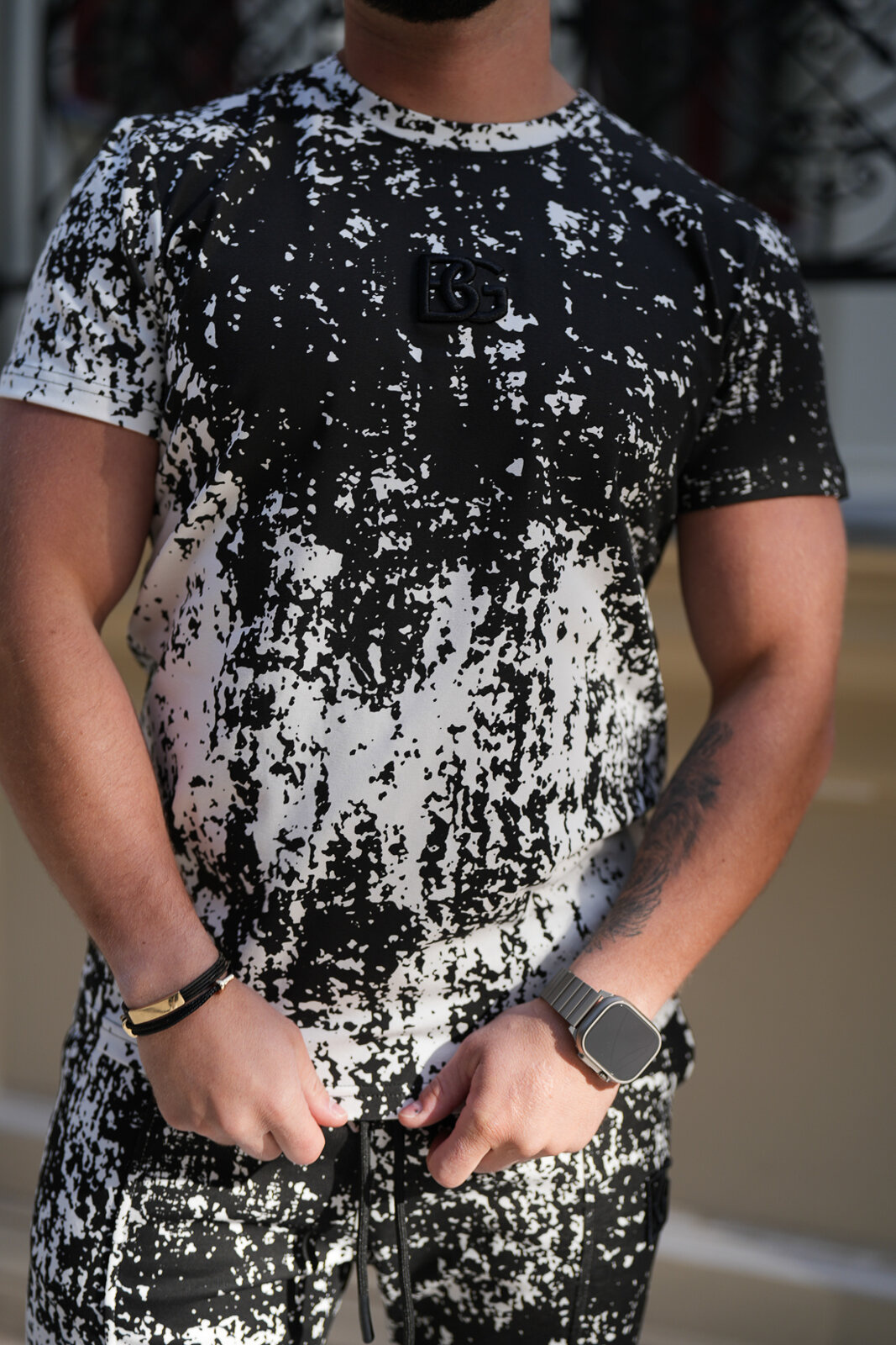 T-SHIRT BG AVATAR | CZARNY