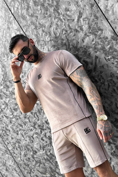 SZORTY MĘSKIE BG ALONSO | BEŻ