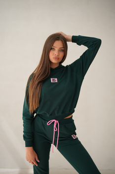 DRES DAMSKI BG FRIEND | BUTELKOWA ZIELEŃ