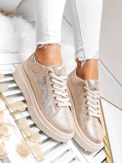 Damskie buty sportowe złote TL601-17