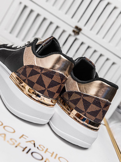 Damskie buty sportowe czarne 22126C