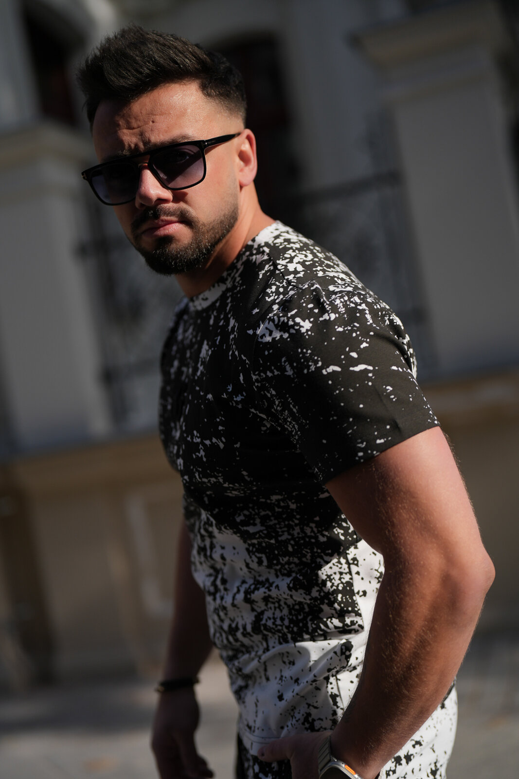 T-SHIRT BG AVATAR | CZARNY