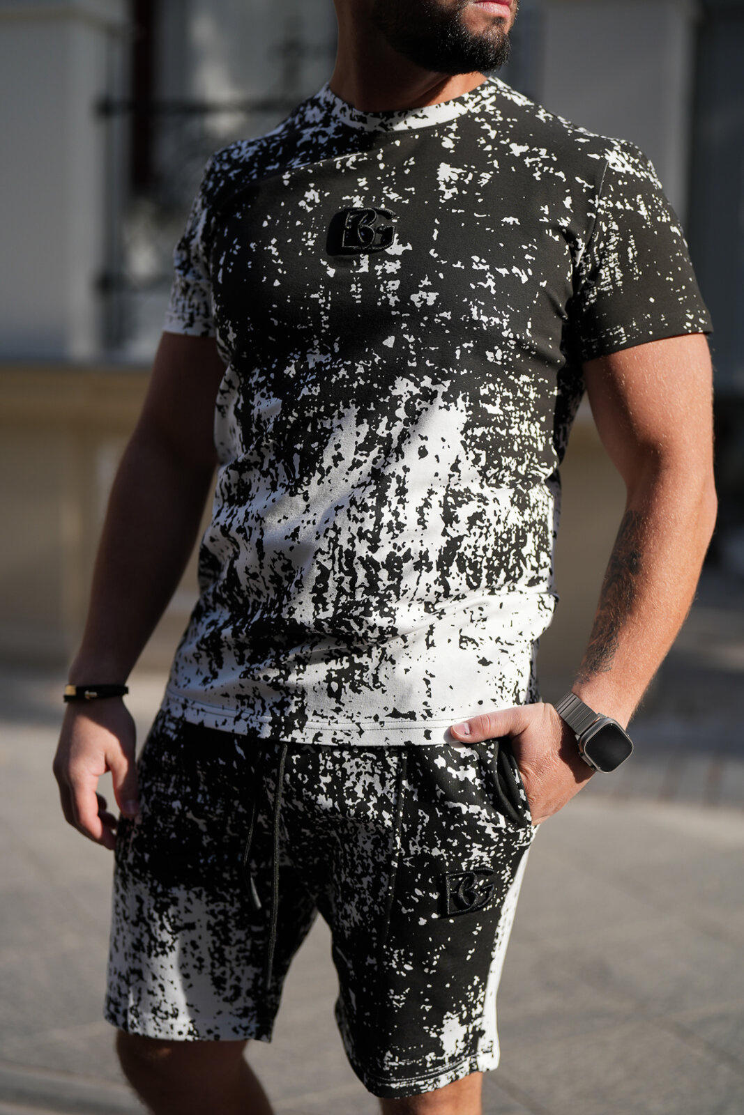 T-SHIRT BG AVATAR | CZARNY