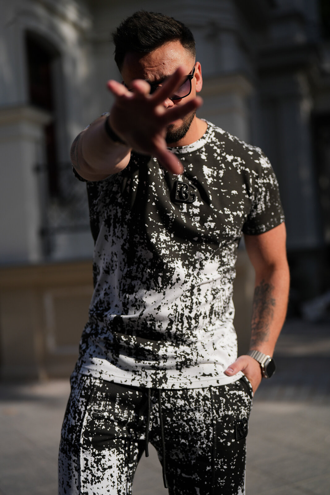 T-SHIRT BG AVATAR | CZARNY