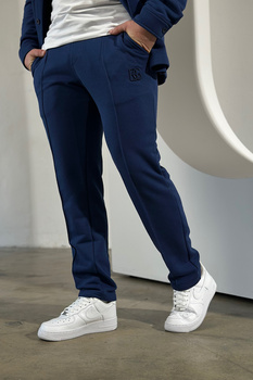 SPODNIE MĘSKIE BG LINE | GRANAT