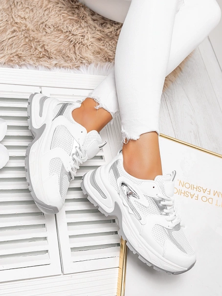 Damskie buty sportowe białe TL389-9