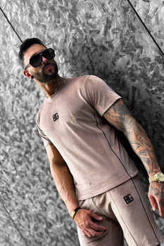 SZORTY MĘSKIE BG ALONSO | BEŻ