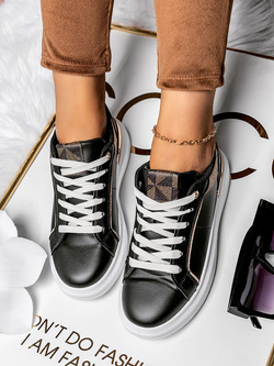 Damskie buty sportowe czarne 22126C