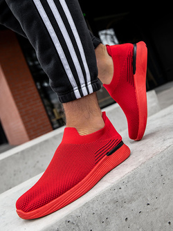 Męskie buty sportowe czerwone YH101-4